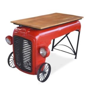 Tractor Bar Table Red Automobile Table