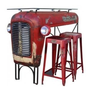 Tractor Table with industrail 2stool