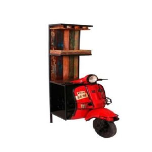 Scooter Recycle Wood shelves