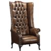 Wing Chair High back Leather